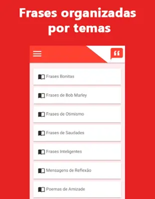 Frases e Pensamentos android App screenshot 2